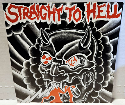 STRAIGHT TO HELL "S/T" 7" Ep (Dead Alive) Original Pressing